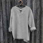 Men Loosely Linen Shirt