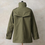 1940s French Army Motorcycle Canvas Coat