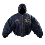 Royal Reversible Hooded Bomber
