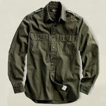 Reverse-Sateen Overshirt