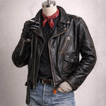 Vintage Daniel Boone Steerhide Leather Jacket