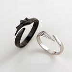 Couples Angel And Devil Wing Rings