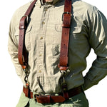 Handmade Leather Suspenders