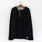 Tilted Henley Neck Shirt
