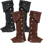 Medieval Gothic Boot Stripe Spats