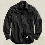 Reverse-Sateen Overshirt