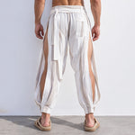 Nomad Side-Slit Harem Pants – Relaxed Bohemian Wrap Trousers