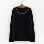 Tilted Henley Neck Shirt