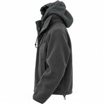 Vintage Military Hooded Fleece Jacket