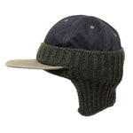 Wool Rib Knit CAP-ON Ear Warmers