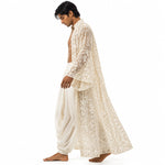 1970s Bohemian Lace Robe & Harem Pants Set