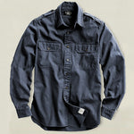 Reverse-Sateen Overshirt