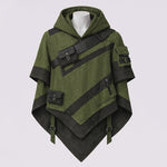 Oversized Knit Poncho Cape