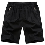 [47.2'' Waist] Men's Zip Plus Size Shorts
