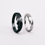 Couples Angel And Devil Wing Rings