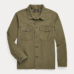 Reverse-Sateen Overshirt