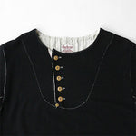 Tilted Henley Neck Shirt