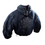 Royal Reversible Hooded Bomber