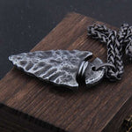 Vintage Nordic Viking Spear Pendant Necklace