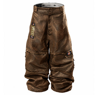 Waxed Raw Denim Jeans