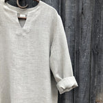 Men Loosely Linen Shirt