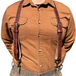 Handmade Leather Suspenders