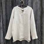 Men Loosely Linen Shirt