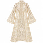 1970s Bohemian Lace Robe & Harem Pants Set