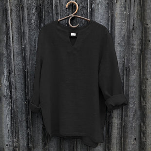 Men Loosely Linen Shirt