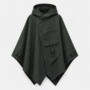 Rogue Traveler Hooded Poncho Cloak