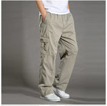 [M-6XL] Men's Plus-size Pockets Trousers
