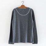 Tilted Henley Neck Shirt
