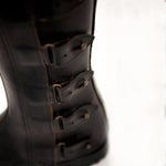 [Couple] Mens Leather Buttons Spats