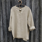 Men Loosely Linen Shirt