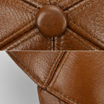 Genuine Leather Baseball Cap