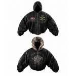 Royal Reversible Hooded Bomber