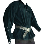 Men's Medieval Lace Up Pirate Shirt